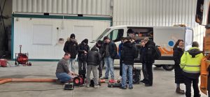 Rohrkamera im Einsatz