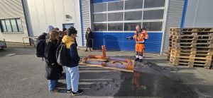 Rotierende Hochdruckdüsen im Einsatz